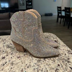 Rhinestone Boots